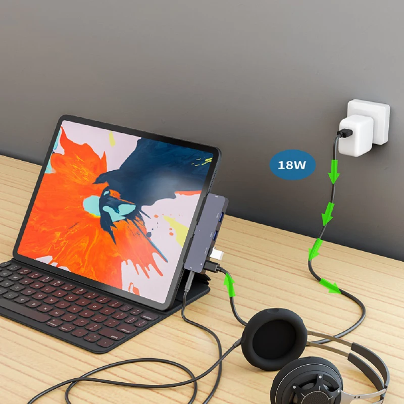 usb концентратор для ipad pro док стан