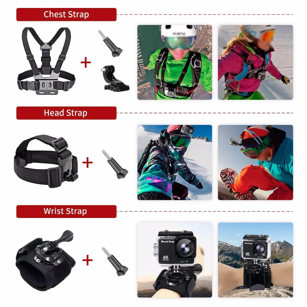 Для Gopro Hero 7 6/5/4/3+ аксессуары для экшн-камеры, автомобильный адаптер на присоске, крепление на стекло, штатив SJCAM SJ4000 Xiomi Yi 4k