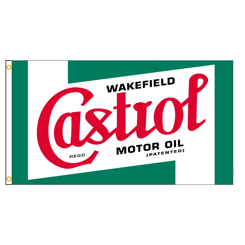 

2021 90x150cm 120x180cm Castrol Wakefield Car Racing Flag