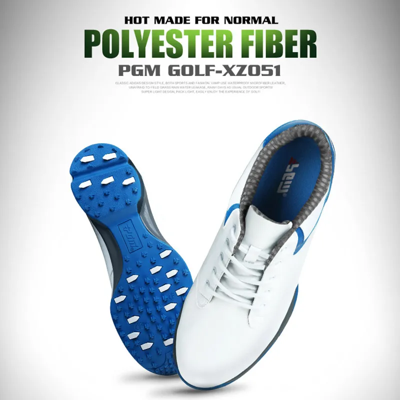 High Quality Waterproof Breathable Outdoor Sports Men Shoes Anti-Skid Light Good Grip Leather Golf NCM99 | Спорт и развлечения