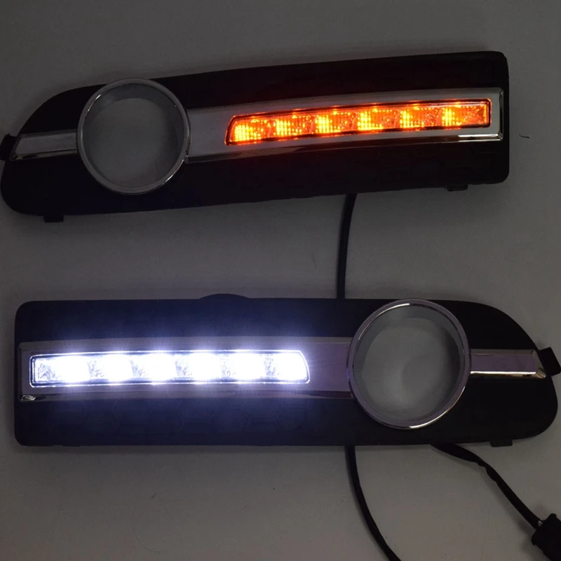 СВЕТОДИОДНЫЙ DRL Дневной светильник противотуманная фара автомобиля 12V для бега s
