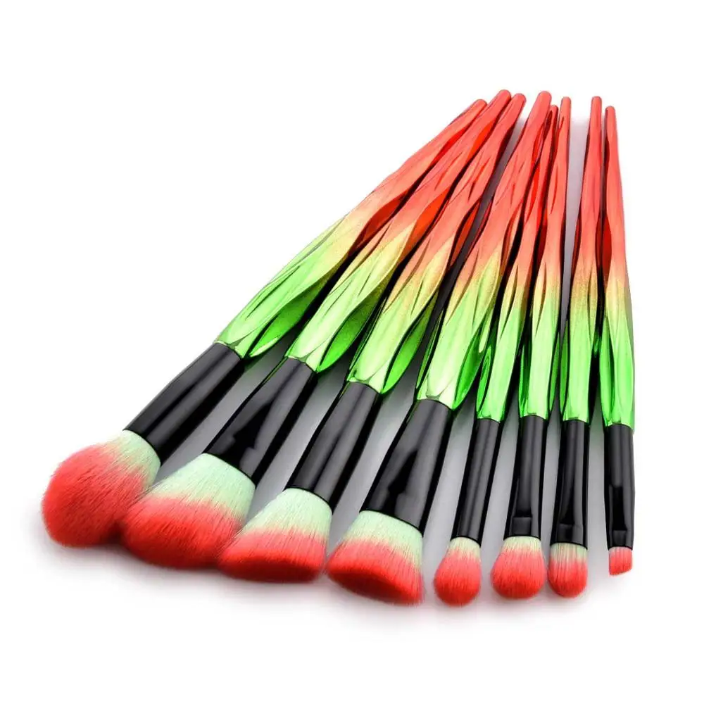 7/8/10 шт набор кистей для макияжа и Наборы косметических средств мягкая волоконная