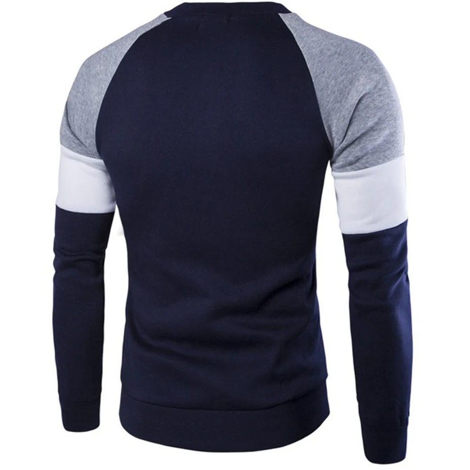 ZOGAA Winter Men Sweater Slim Fit Knittwear Casual Pullover Male O-neck Patchwork Sweater Men Pull Homme Tops Men Clothing