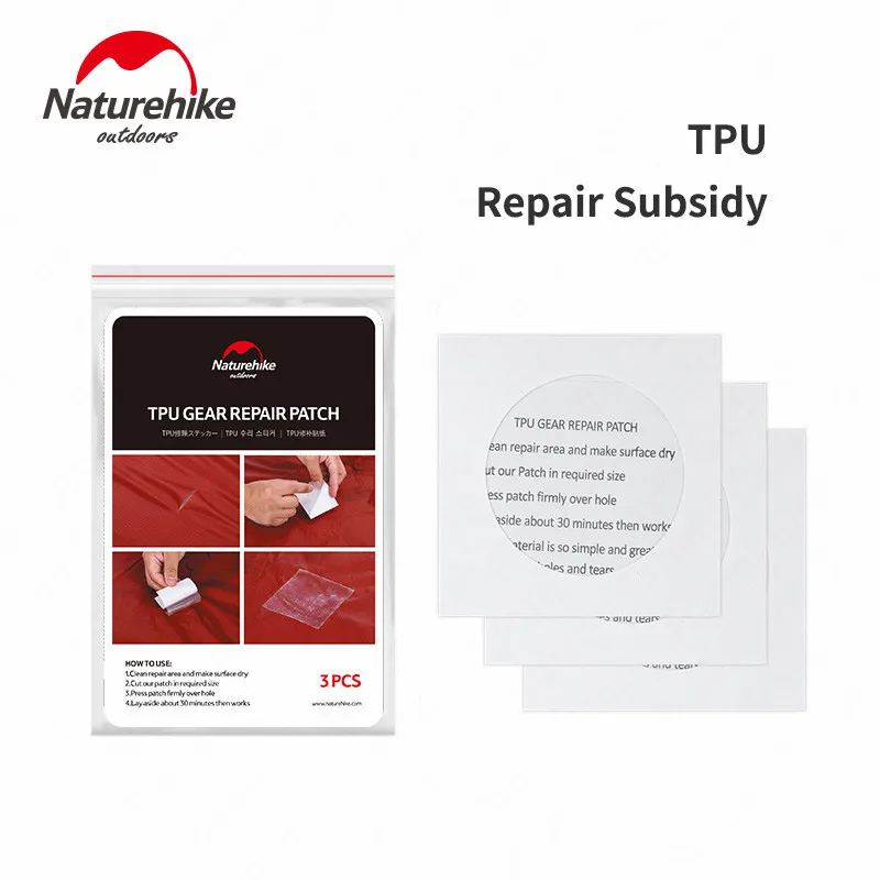 Naturehike аксессуары для кемпинга палатки ремонт самоклеящиеся термопластичные