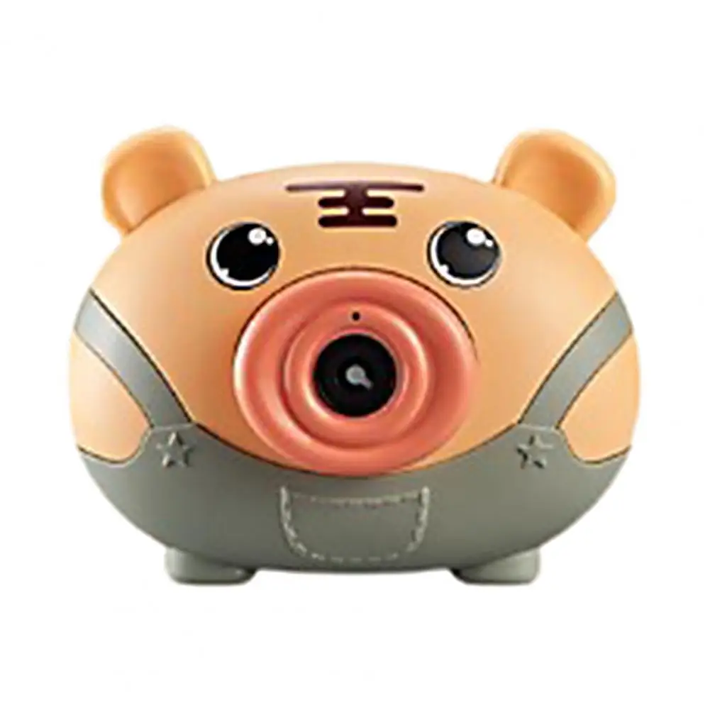 

Automatic Cute Cartoon Pig Animal Soap Children Bubble Maker Camera Bath Wrap Machine Toys Bubble Gifts for Kids мыльные пузыри
