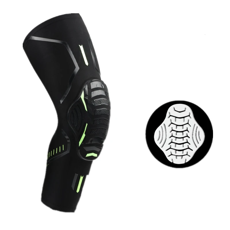 1 шт. баскетбольные наколенники защитные длинные компрессионные соты защита для