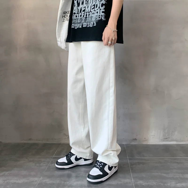 Джинсы мужские оверсайз в стиле хип-хоп шикарная модная уличная одежда