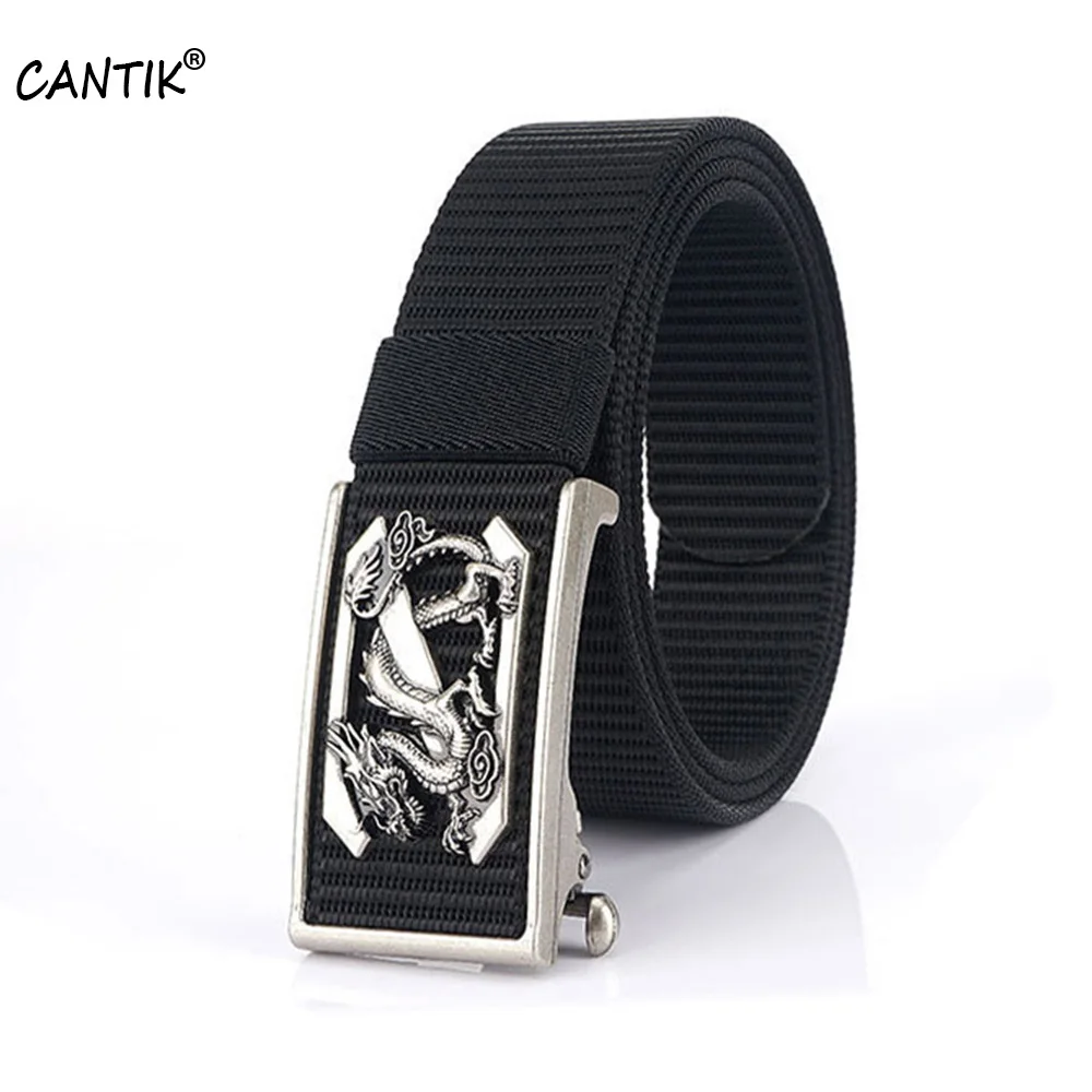 

CANTIK Уникальный китайский дракон & Z Письмо Автоматическая пряжка холст ремень бильярдные аксессуары высокого качества нейлоновые ремни для...