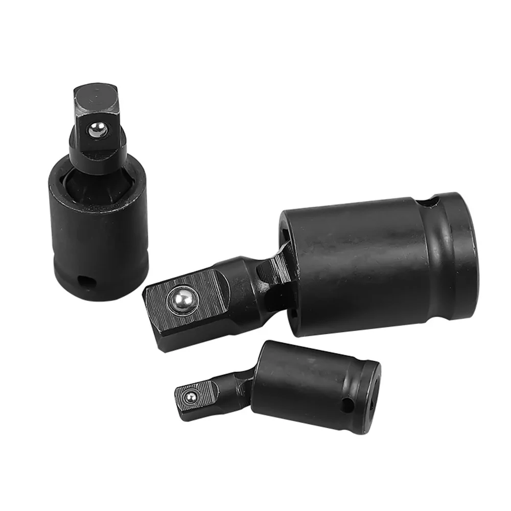 3pcs 1/2" 3/8" 1/4 Inch Drive Swivel Universal Joint Air Impact Socket Set Ratchet Wrench Adapter | Инструменты
