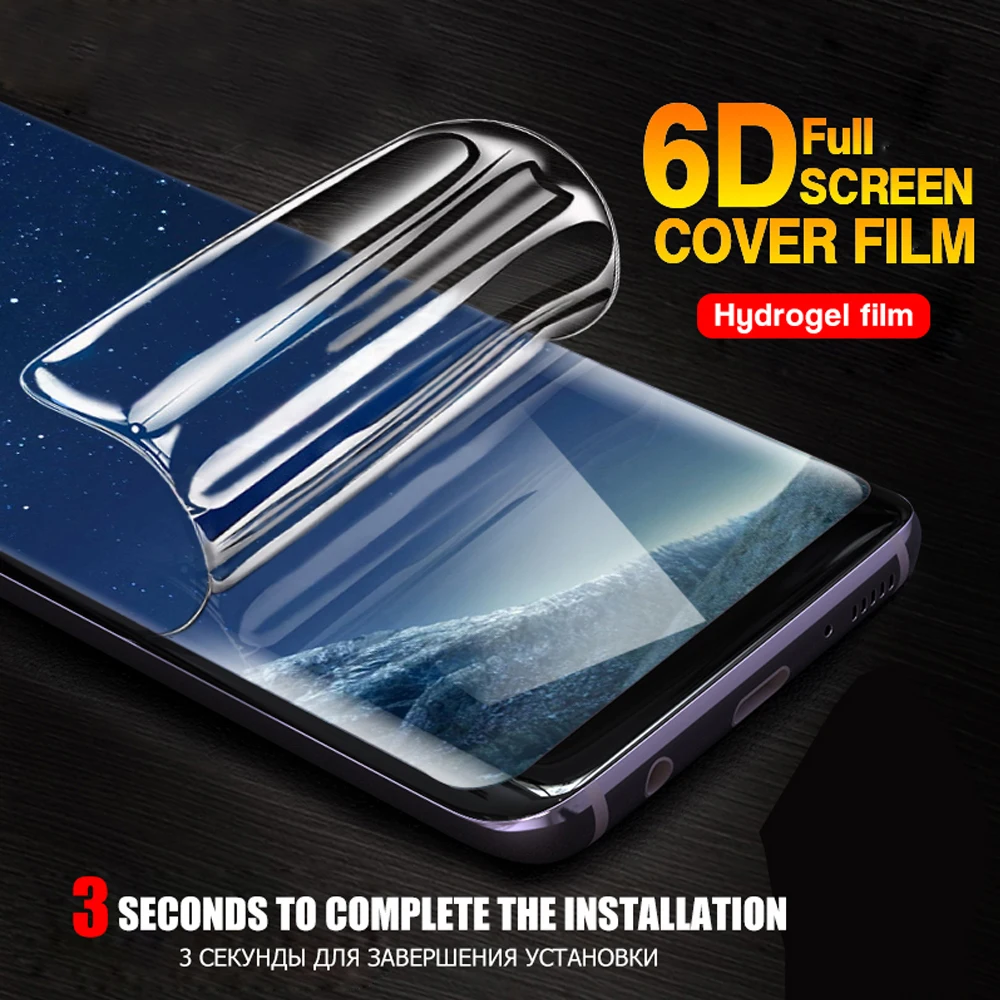 Мягкий полный Чехол для xioami note 6 pro redmi 6A 7 Гидрогелевая пленка защитная телефона