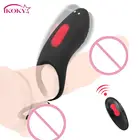 Секс-Кольца для пениса IKOKY, 9 скоростей, секс-игрушки для мужчин, пар с дистанционным управлением, вибрирующий пенис, товары для взрослых, кольцо для полового члена