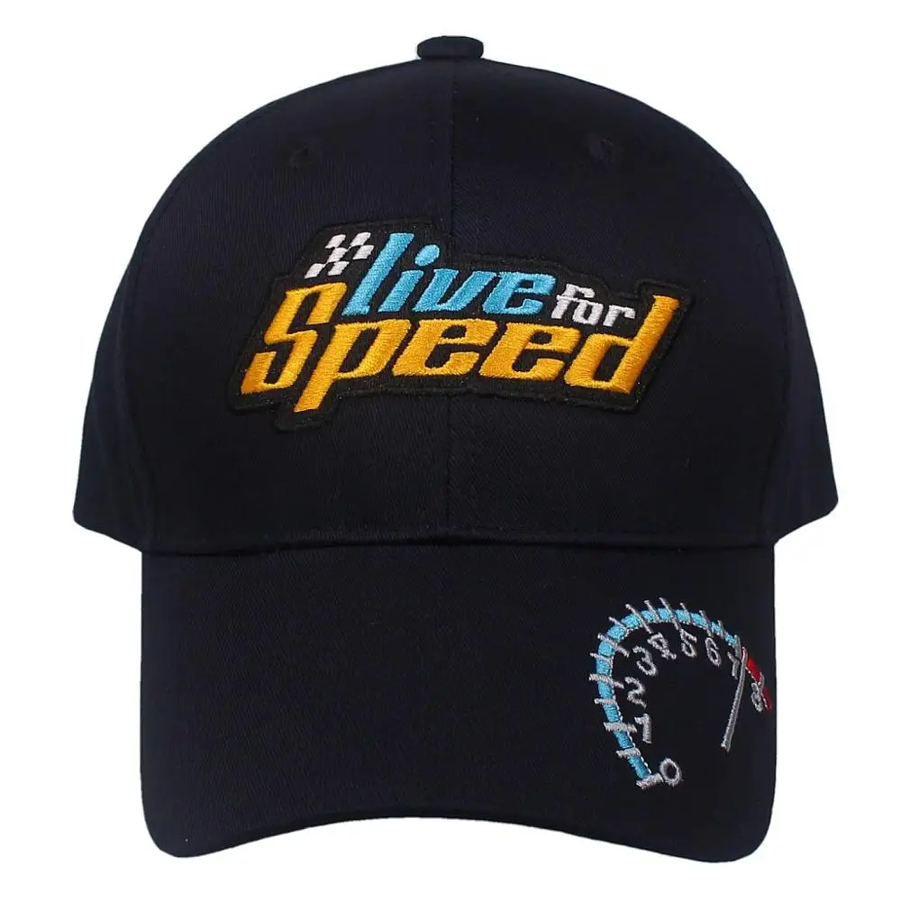 LFS Navy Повседневная Кепка Snapback из хлопка с 3D вышитым логотипом автомобиля, спортивная гоночная Кепка с регулируемой рельефной пряжкой, Мужская Бейсболка унисекс - Цвет: LFS Navy