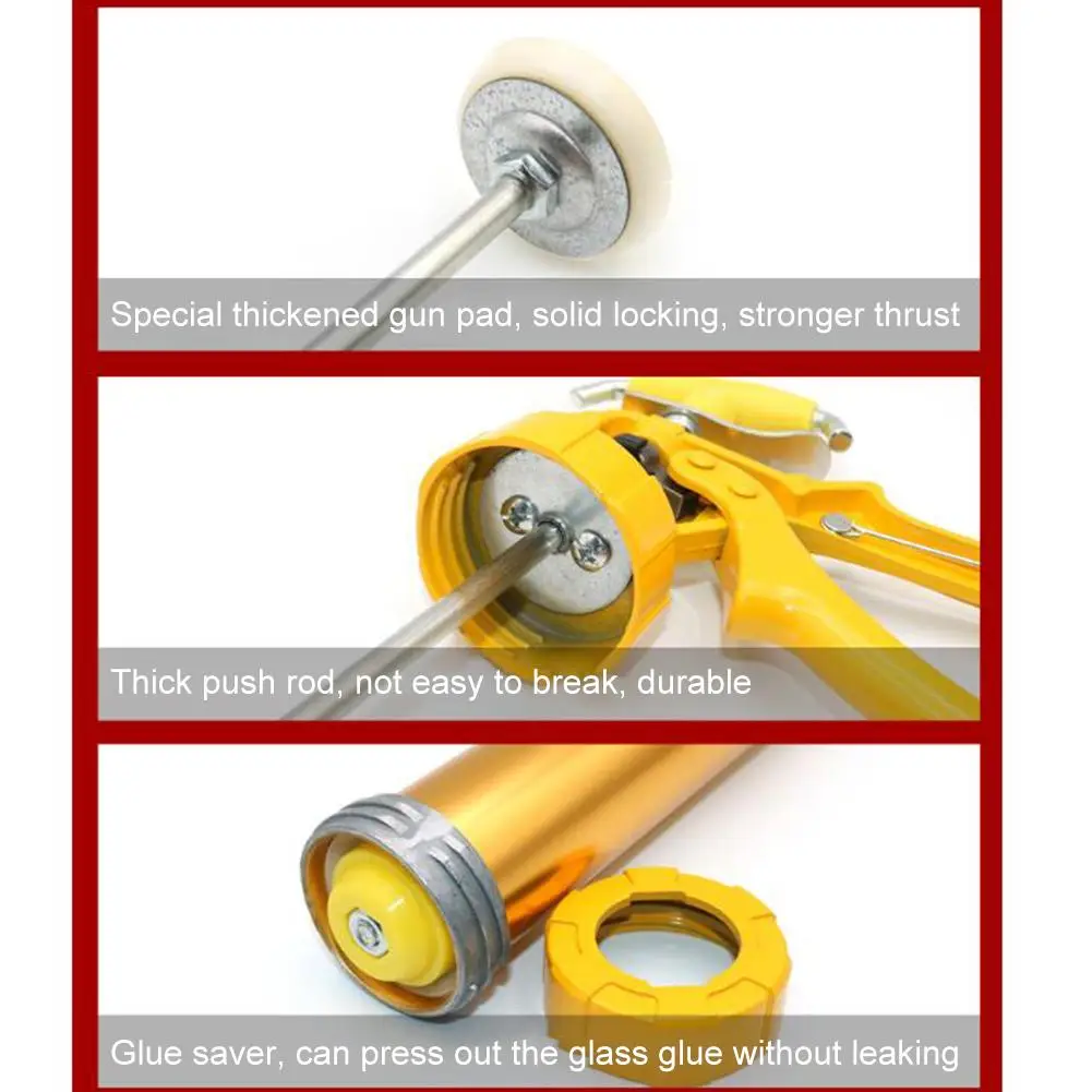 Пистолет из алюминиевого сплава ручной аппликатор клеевой пистолет с
