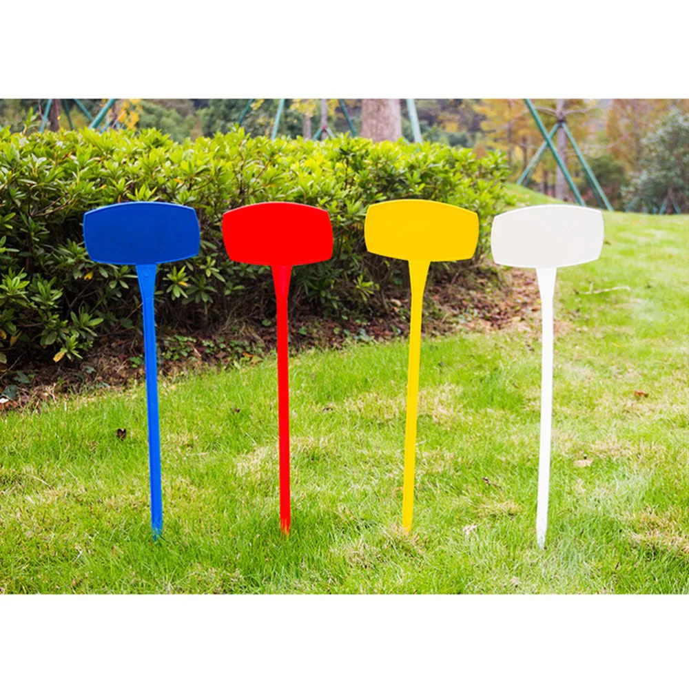 

20pcs Plant Labels Nursery Garden Tags Markers Garden Insert Tag Re-usable Plant Labels (Mixed Color)