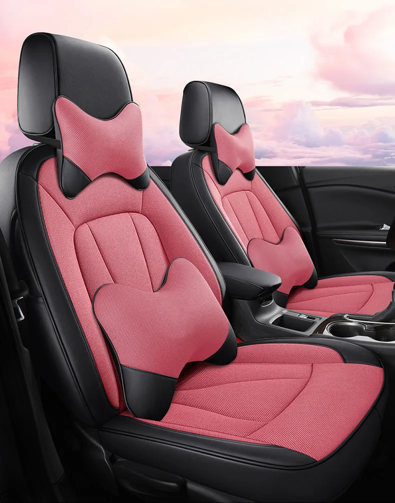 Набор кожаных чехлов на автомобильные сиденья заказ для Volkswagen passat jetta multival phaeton new