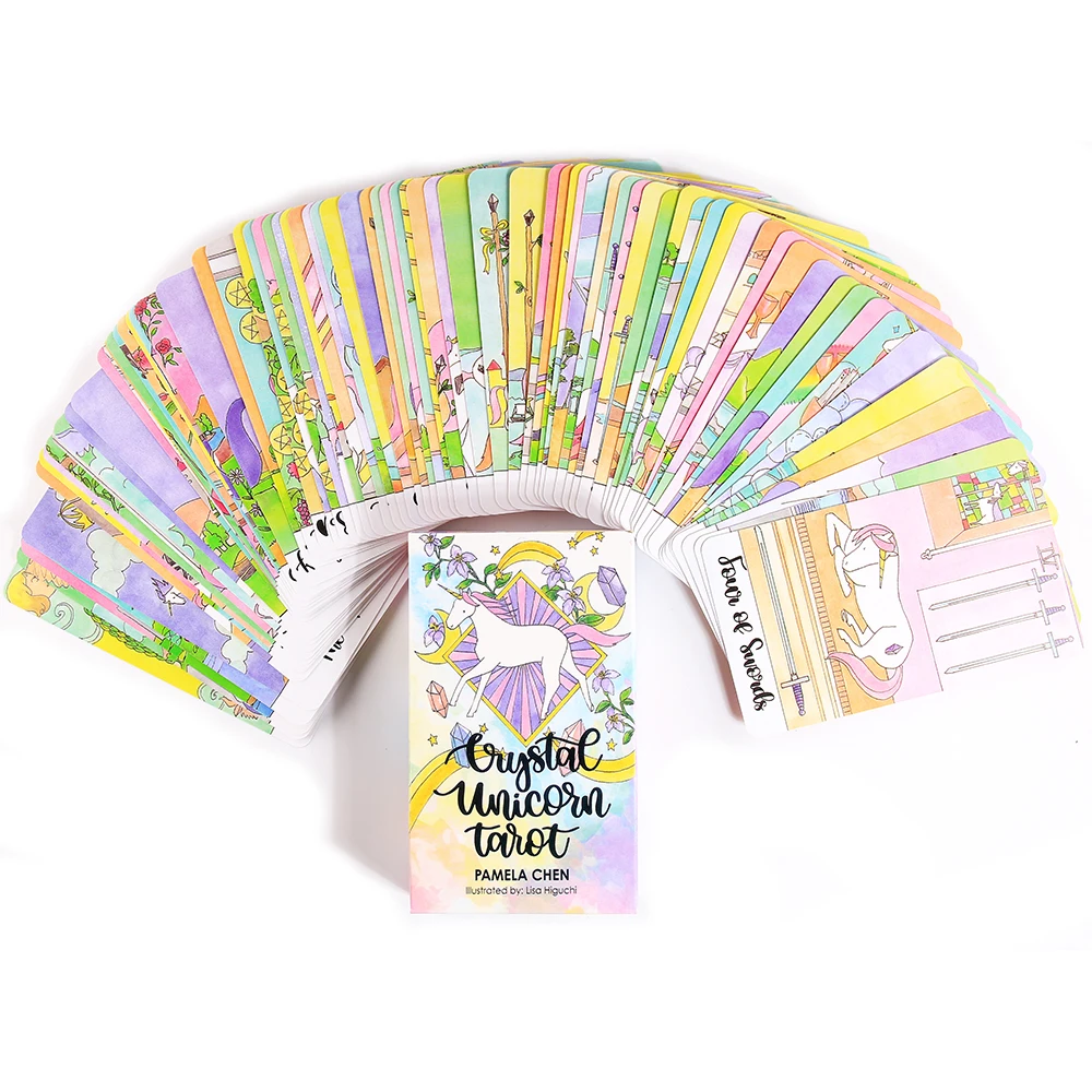 Единорог из горного хрусталя Tarot карты гадание удача игра | Игрушки и хобби