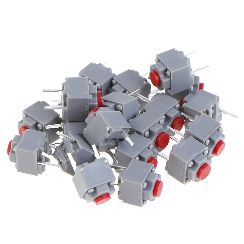 

20pcs/lot Mute Button 6*6*7.3 Silent Switch Wireless Wired Mouse Button Micro Switch