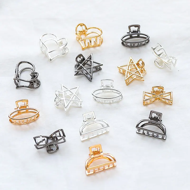 

Fashion Heart Shape Hair Claws Womens Shower Hair Holder Crab Claws Jaw Clamp Hair Jewelry for Women Hairpins Hair Accessories