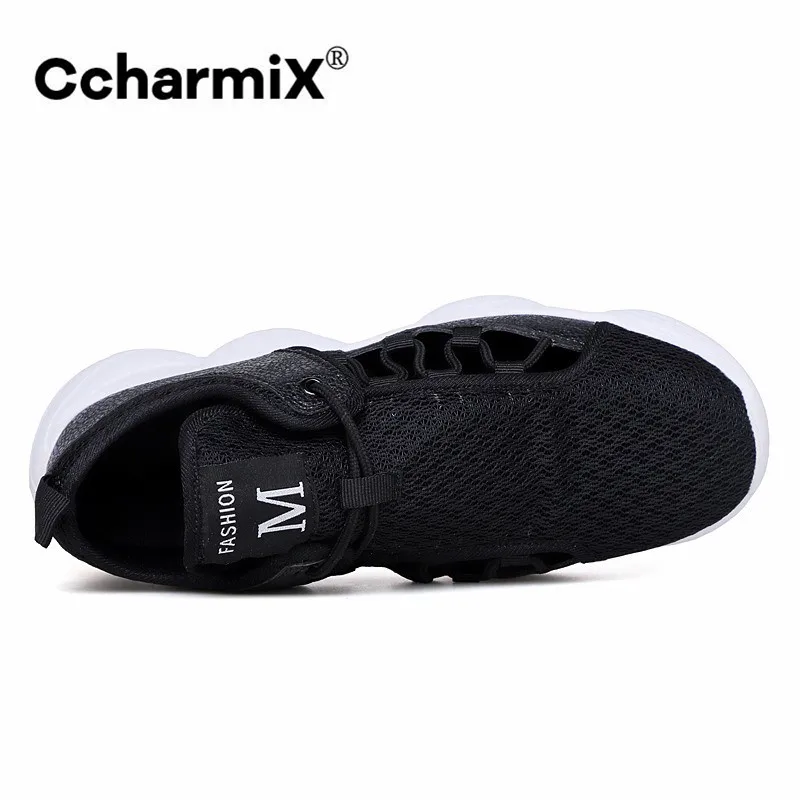 

Summer Men Sneakers 2020 New Lightweight Breathable Mens Chunky Shoes Slip On Trainers Men Trendy Shoes Male Footwear Large Size