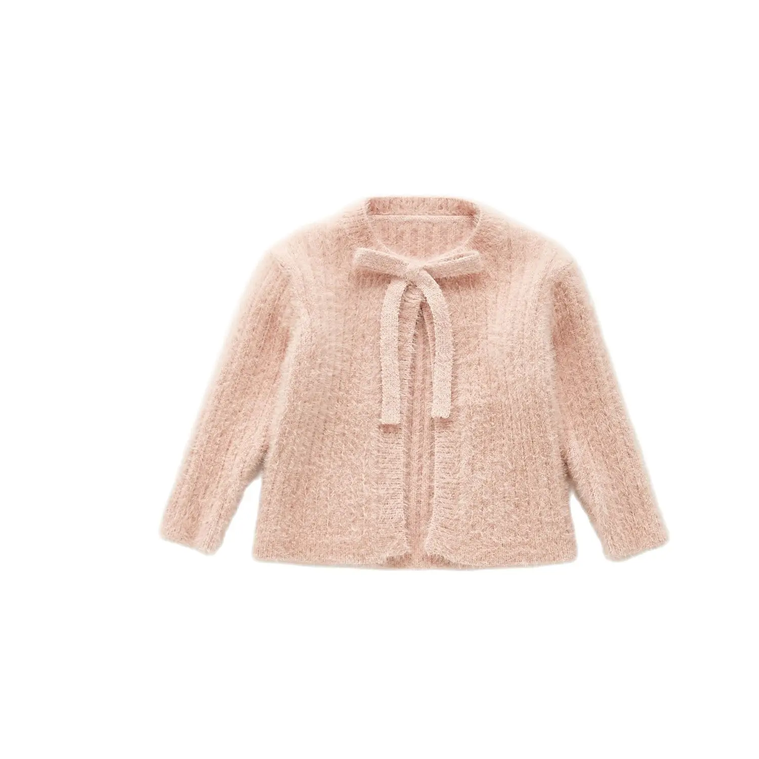 

Korean Autumn Baby Girls Coat Sweater Toddler Cardigans Newborn Knitwear Long-sleeve Bowknot Cotton Kids Lovely Jacket Tops 0-3t