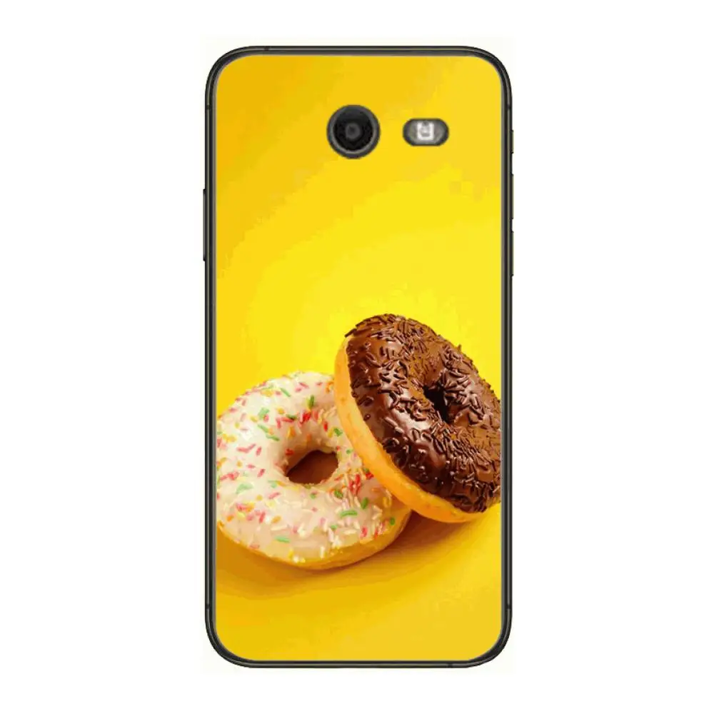 

good to eat Sweet donut Style Phone Case Hull For Samsung Galaxy J 4 3 5 6 7 8 EU 2018 Plus 2017 Black Shell Art Cell Cover TP