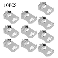 10pcs smt smd button coin cell cr2032 battery holder cr2032 batter battery storage box