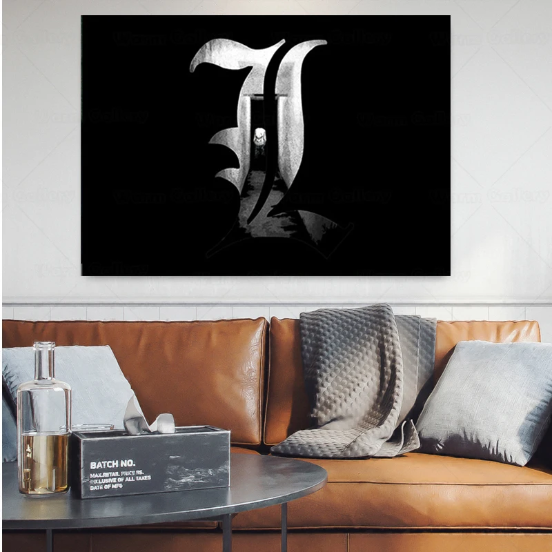 Картина на холсте Постер для украшения дома Death Note современный Рисунок в стиле