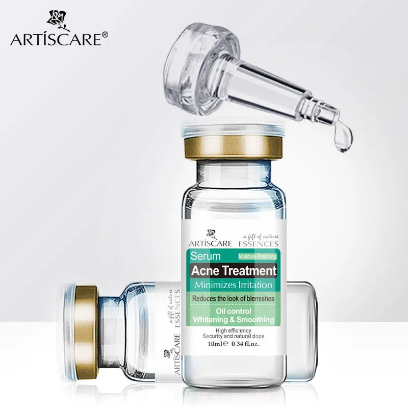 Сыворотка для лечения акне ARTISCARE 2 шт. против увлажняющая эссенция отбеливающая