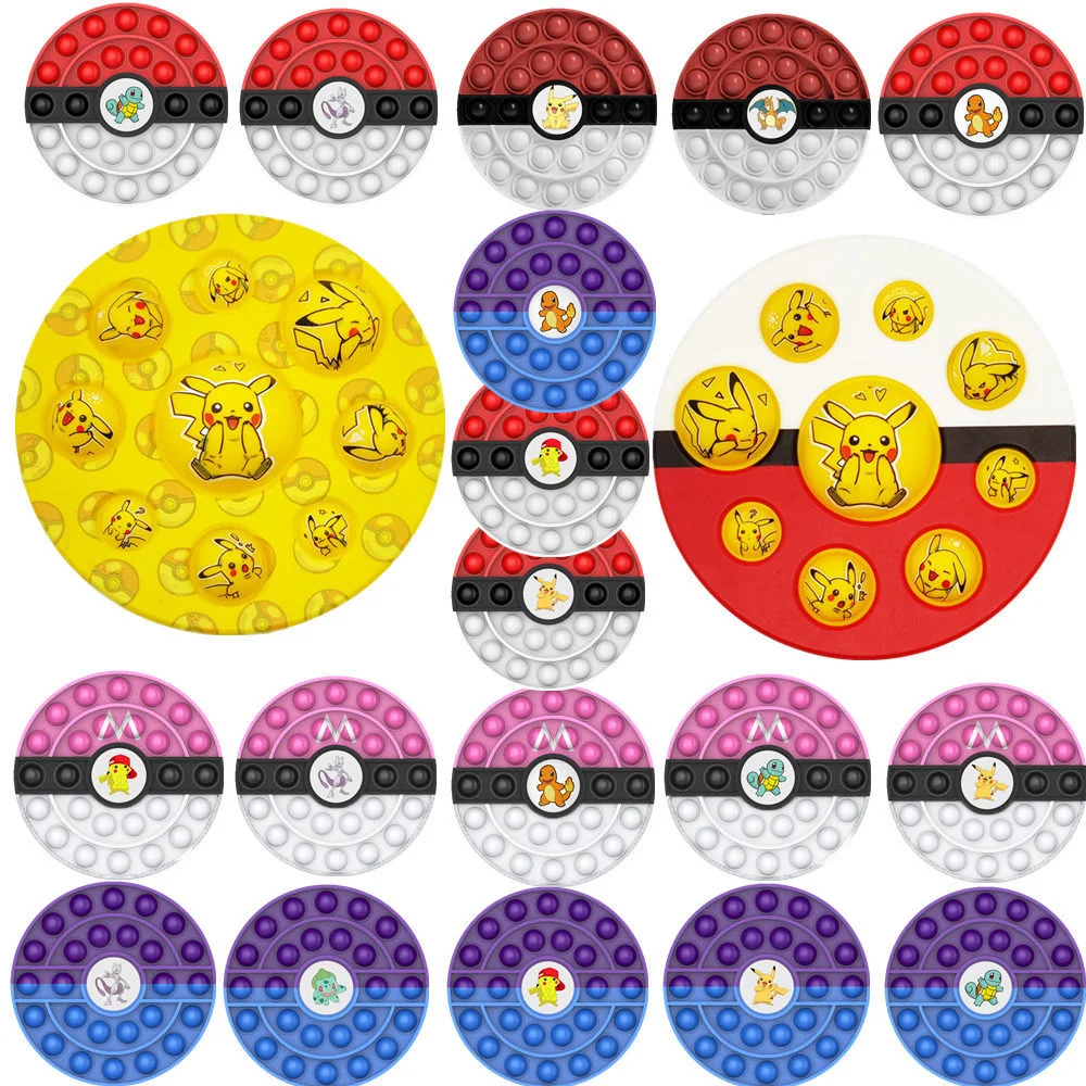 

Игрушка-антистресс Kawaii Pokemon Pikachu, антистрессовая игрушка для детей и взрослых, сенсорный стол, аутизм, СДВГ, депрессия