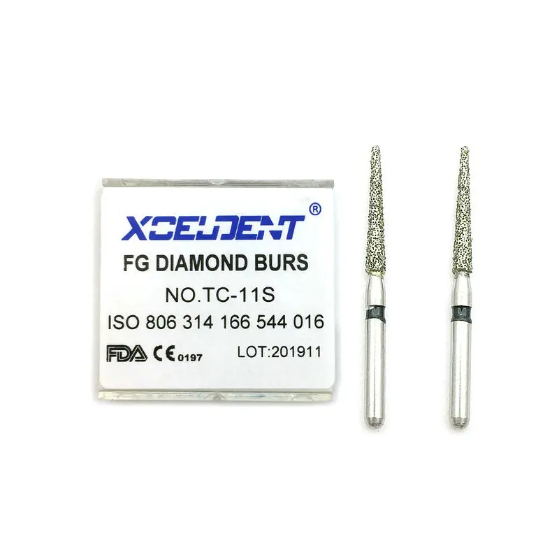 10 шт. алмазные боры стоматологические высокоскоростные сверла искусственные