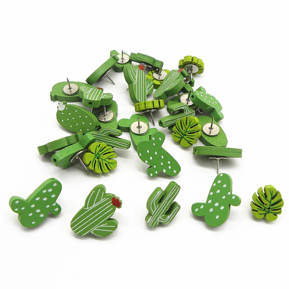 

30pcs/box Cork Push Pins Thumb Thumbtack Board Pins Drawing Photo Wall Studs Office School Supplies