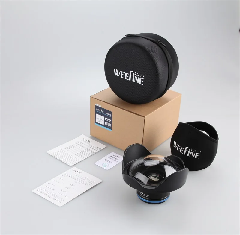 Черные широкоугольные линзы Weefine WFL01 подходят для высококачественных устройств