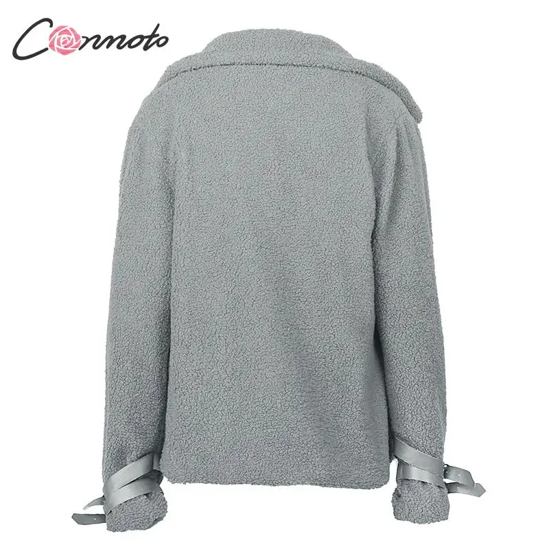 Conmoto зима Тедди куртки женские модные искусственный меховые куртки женские лохматый бомбер куртки женские куртки на молнии и пальто