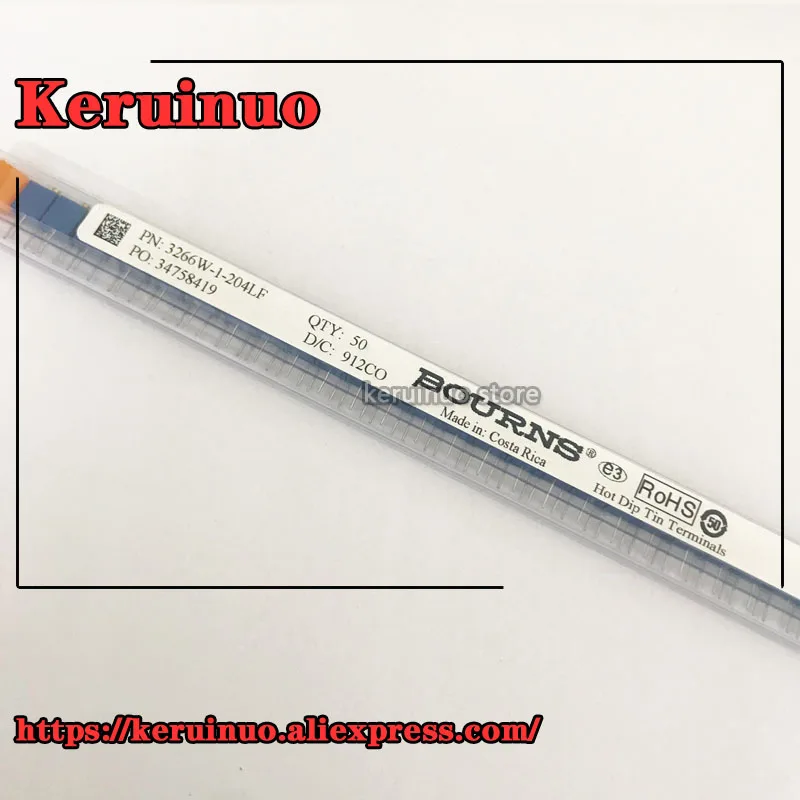 50 шт. 3266W-1-204LF BOURNS 3266 Вт 204LF новый оригинальный фотоэлемент | Электроника