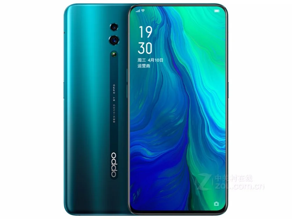 DHL Быстрая Oppo Reno сотовый телефон Snapdragon 710 Android 9,0 6," ips 2340X1080 8 Гб ram 256 ГБ rom МП отпечаток пальца NFC