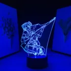 Фигурка Энни леонхарт атака на Титанов 4, ночник для спальни, детский подарок на день рождения, лампа, аниме, 3D светодиодный светильник