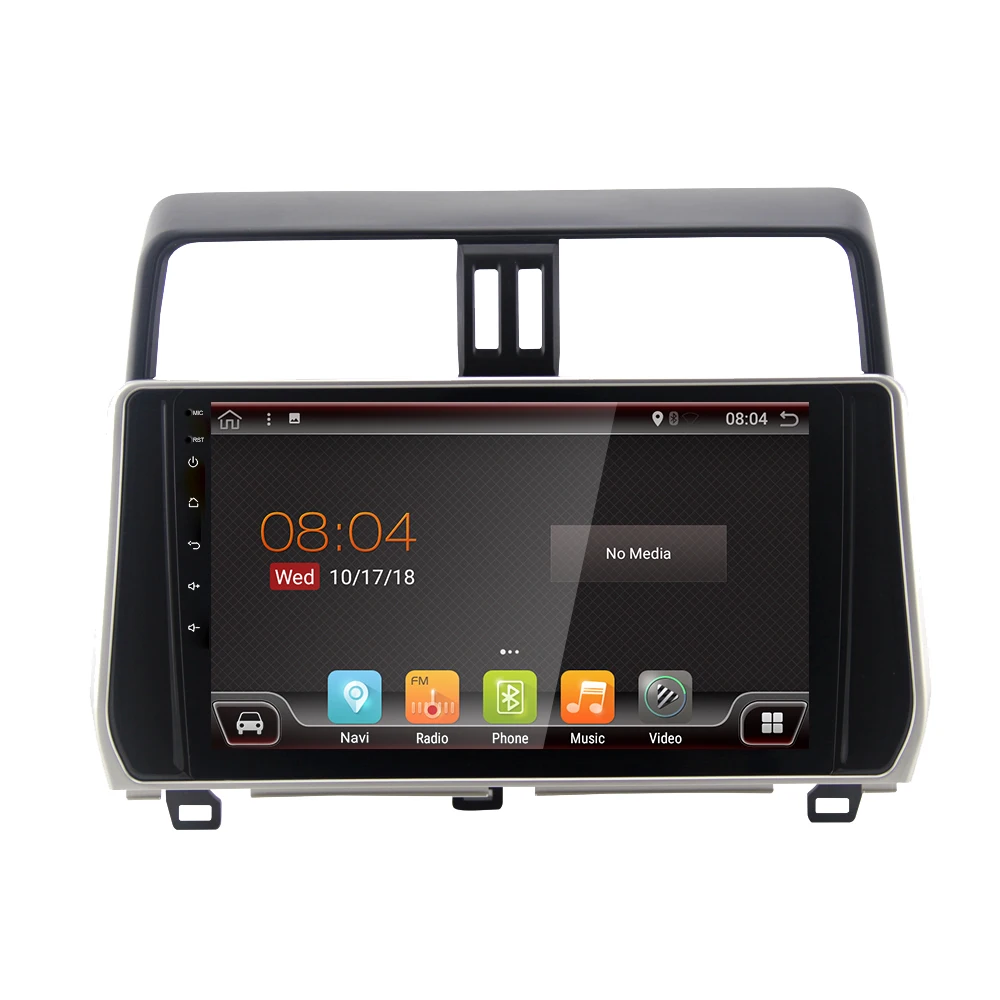 PX6 4G + 64G 10 дюймов 1 DIN для toyota Android 0 автомобильная аудиосистема GPS Радио Видео плеер