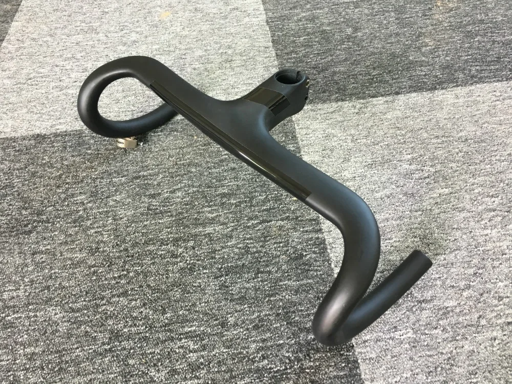 285g light verison STENZHORN Full black inc. углеродный дорожный велосипед Интегрированный руль со