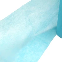 23 5cmx500cmx30gsm blue polypropylene spunbond nonwoven fabric for face mask dust bag protective cap shoe cover lining