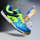 Кроссовки для настольного тенниса для мужчин и женщин, дышащие спортивные сникерсы, противоскользящие, амортизирующие, для помещений, обувь для бадминтона и тенниса