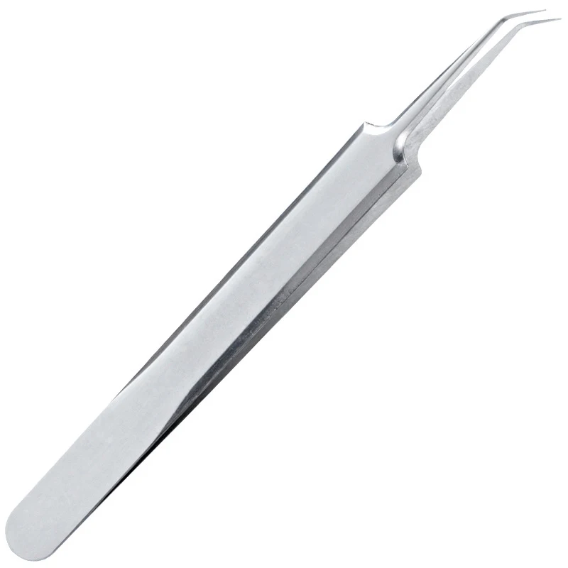1 шт. Нержавеющая Сталь Изгиб Пинцет для удаления черных точек зажим иголок угрей