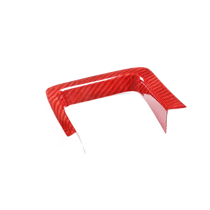

Real Carbon Fiber Red Car Steering Wheel Decoration Trim For Range Rover Sport 2014-2019 For RR Velar 2017-2020