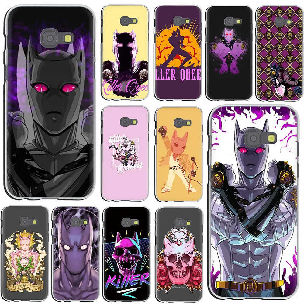Жесткий чехол для телефона EWAU с аниме JoJo Killer Queen Galaxy J8 J7 J6 J5 J4 J3 J2 J1 2015 2016 Prime 2017