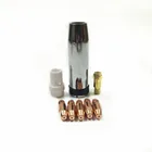 Расходные материалы для сварофонарь фонарь 36KD, 8 шт., 0,8 мм, 1,0 мм, 1,2 мм, держатель наконечника газового сопла для сварочного аппарата MIG MAG