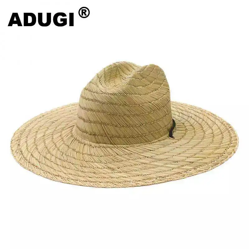 Шляпа соломенная для мужчин и женщин ковбойская шляпа в западном стиле с