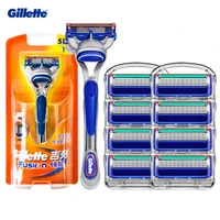 hot fusion razor 1handle n blades gillette professional men face hair shaving comfortable 5 layer 100 germany imported blade