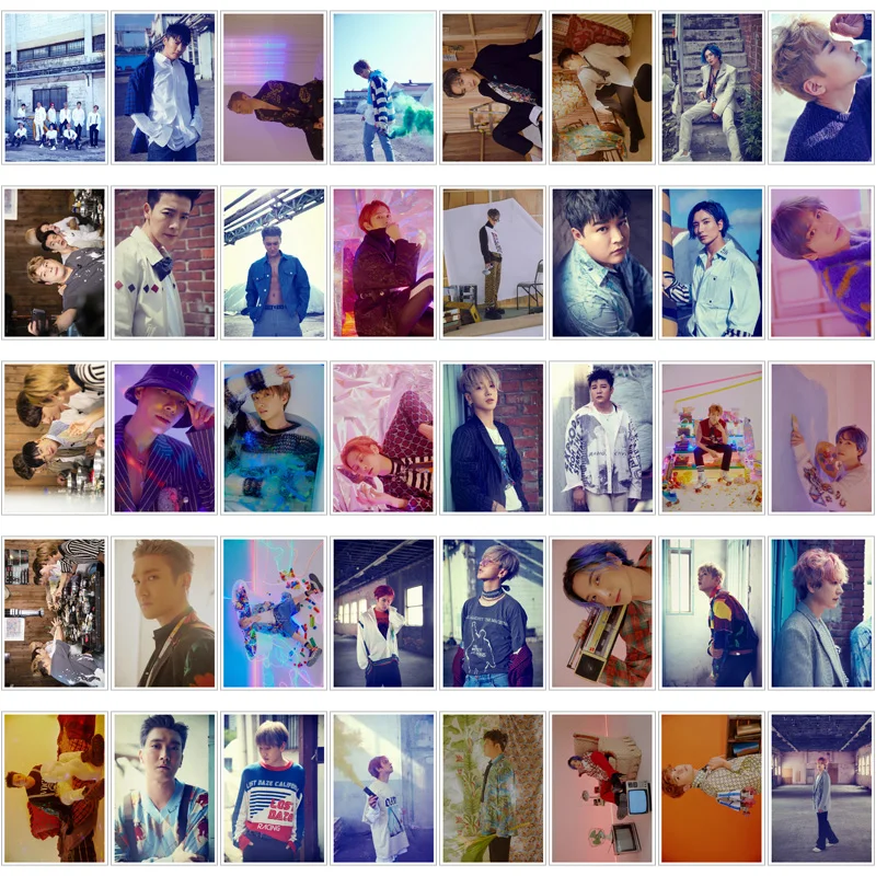 Мода Kpop SUPER JUNIOR 9th альбом &ltTime_Slip&gt Polaroid Photo Lomo Card металлическая коробка K pop SJ Fans