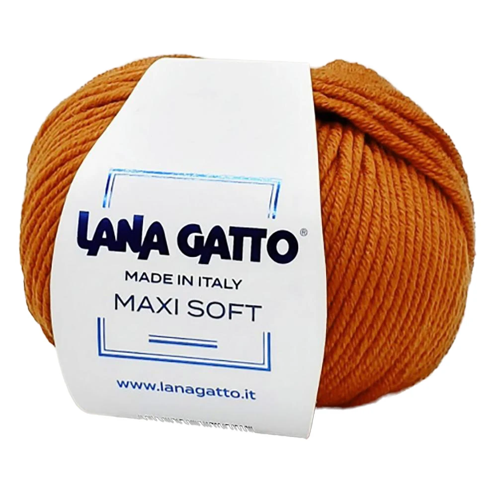 Пряжа Lana Gatto Maxi Soft 50г-90м (100% экстратонкая мериносовая шерсть) | Дом и сад