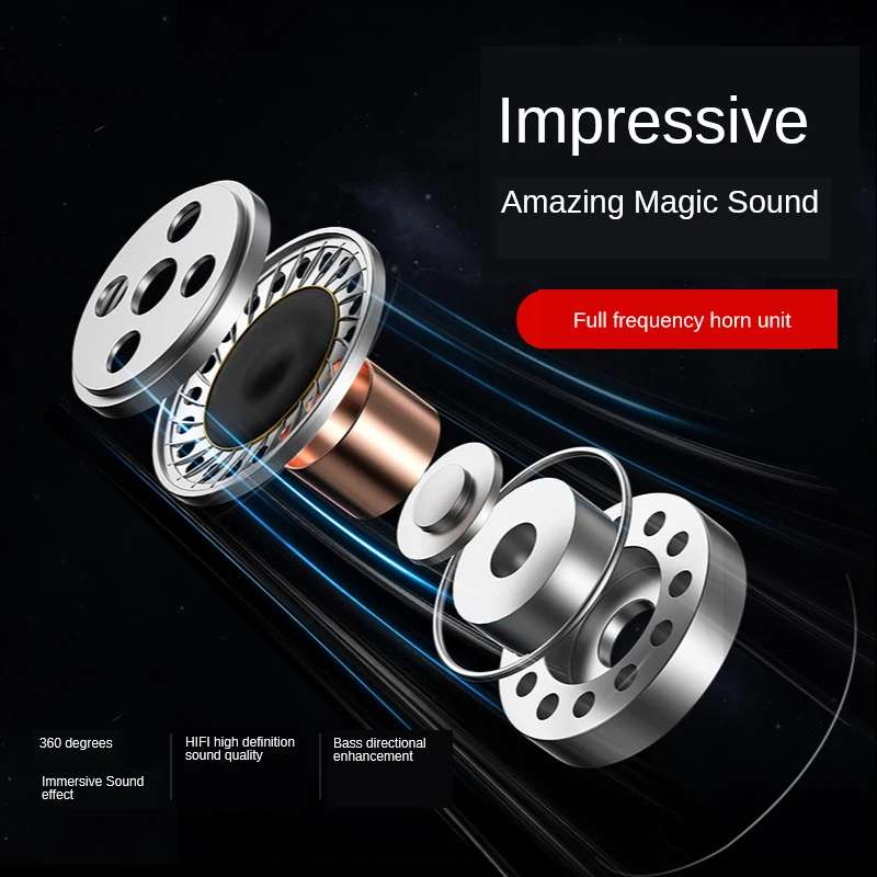 

Havit I100 TWS Bluetooth Earphones True Wireless Earbuds In-ear Gaming Headsets Low Delay 9D Stereo Bass Sound 25H Play Time