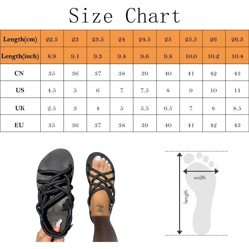

2021 Sandals Woman Shoes Braided Rope Beach Shoes Open Toe Ladies Beach Sandals Roman Gladiator Sandals Non-slip Flip flop